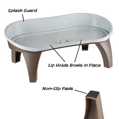 Pet Adobe Elevated Pet Food Tray