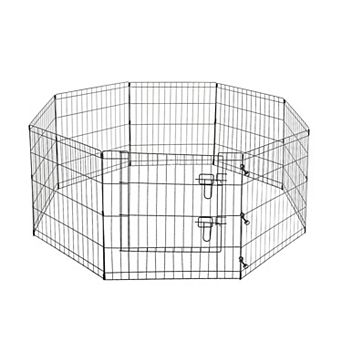 Pet Adobe Folding Metal Pet Playpen 8 Panel