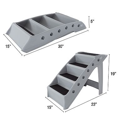 Pet Adobe Folding Stairs for Pets - 4 Steps