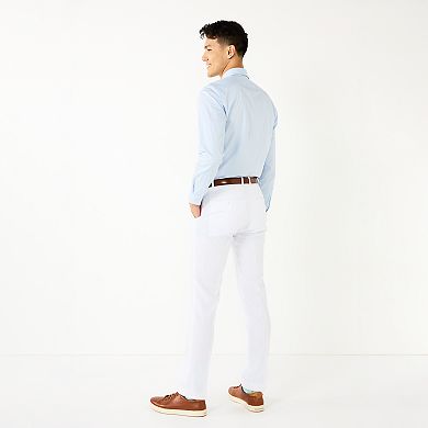 Men's Apt. 9® Premier Flex Extra-Slim Washable Linen Suit Pant