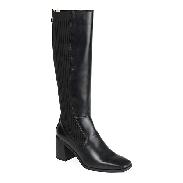 Journee Collection Winny Women s Stretch Knit Knee High Boots
