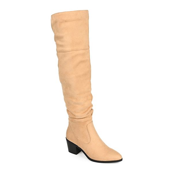 Journee Collection Zivia Women's Slouchy Over-the-Knee Boots