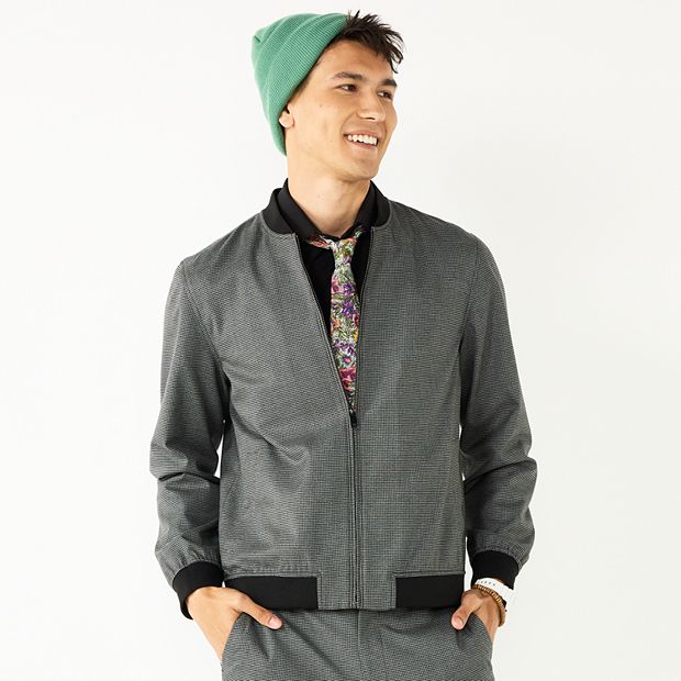 Bomber jacket hotsell with suit