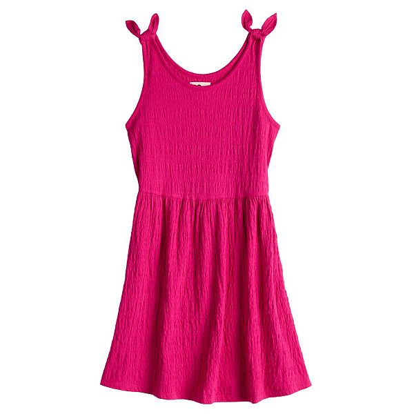 Girls 7-20 SO® Knot Strap Babydoll Dress in Regular & Plus Size