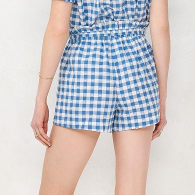 Women's LC Lauren Conrad Smocked Waist Pull-On Shorts