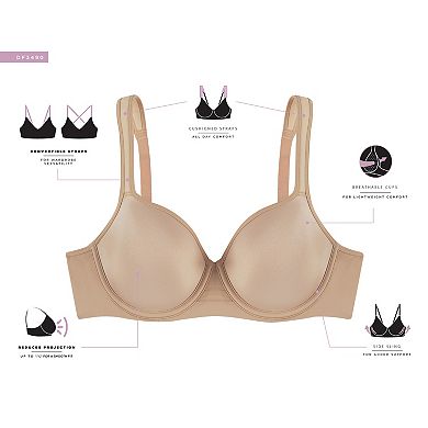 Bali® One Smooth U® Minimizer Underwire Full-Coverage Bra DF3490