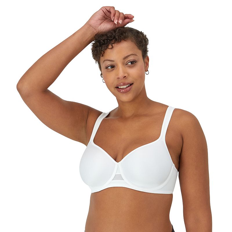 Bali One Smooth U Minimizer Underwire Full-Coverage Bra DF3490, Women's, Size: 42 C, White