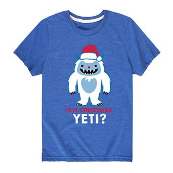 Boys 8-20 Is It Christmas Yeti Graphic Tee