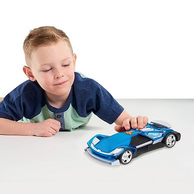 Hot Wheels Color Crashers Hi-Tech Missile Car - 10 Inch Motorized With Lights & Sounds, Ages 3+