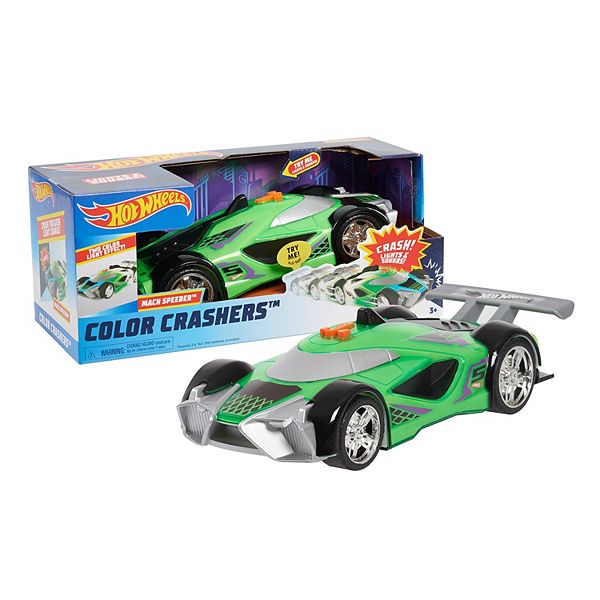 Hot Wheels Mach Speeder Color Crashers Car