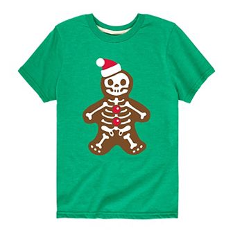 Boys 8-20 Ginger Skeleton Graphic Tee
