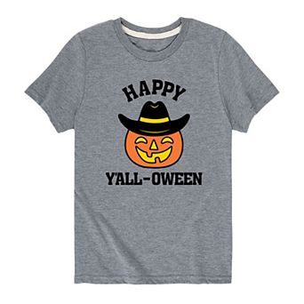 Boys 8-20 Happy Yalloween Graphic Tee