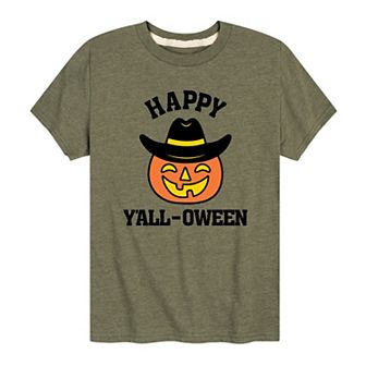 Boys 8-20 Happy Yalloween Graphic Tee