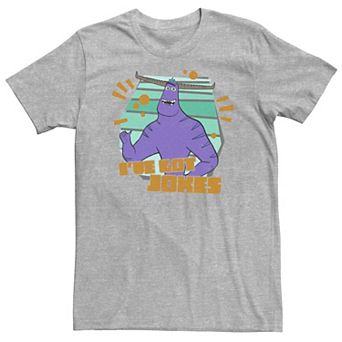 Big & Tall Pixar Monsters At Work Tylor "I've Got Jokes" Tee