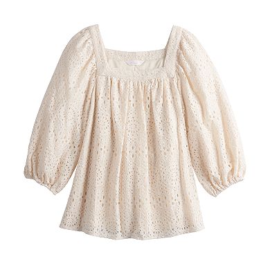 Women's LC Lauren Conrad Squareneck Peasant Top