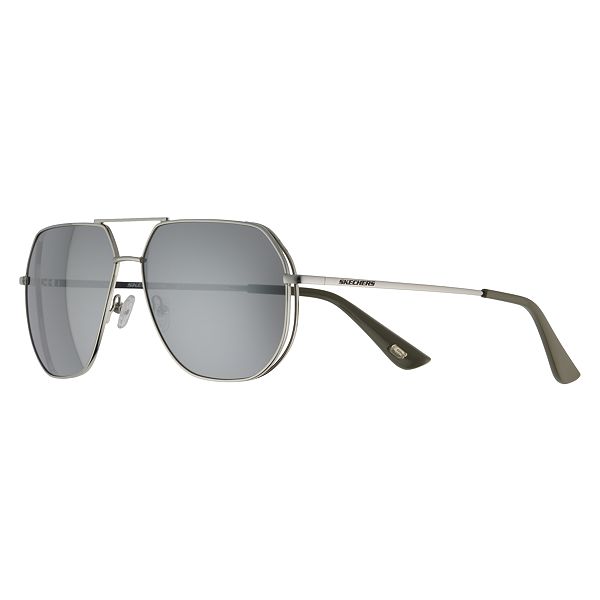 Skechers® Unisex Metal Aviator Sunglasses