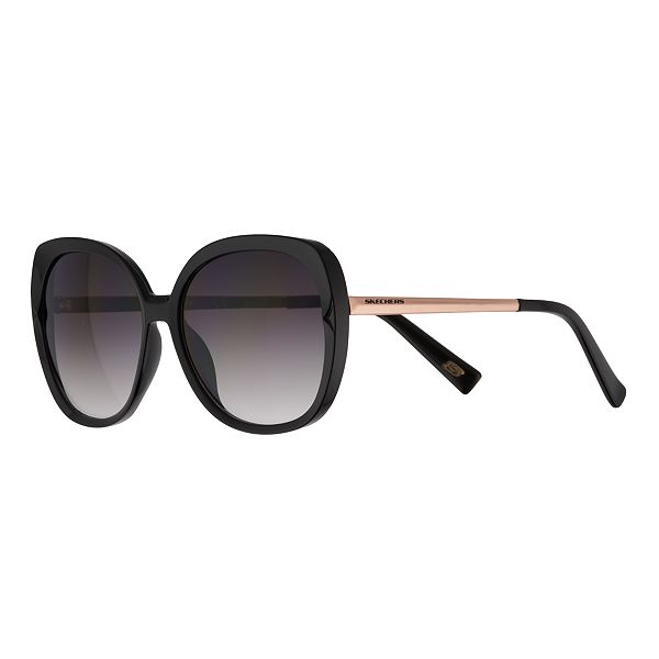 Skechers® Women's 57mm Oversized Butterfly Sunglasses