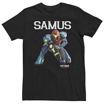 Big & Tall Metroid Dread Samus Crouching Portrait Tee