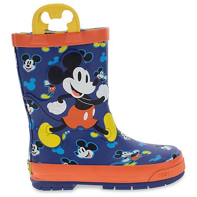 Western Chief Disney's Mickey Mouse Muskateer Boys' Rain Boots 
