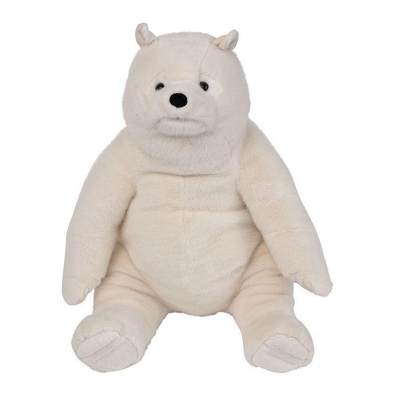 Manhattan Toy 18-Inch White Kodiak Bear Plush Toy, Multicolor