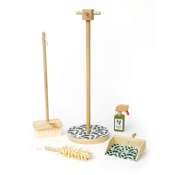 Manhattan Toy Wooden Spruce Housekeeping Cleaning Set