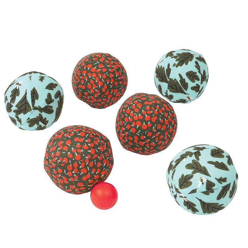 Condition photo showing New/Like New for Manhattan Toy Indoor Outdoor 8-Piece Bocce Playset for Kids with Soft Memory Foam Fabric Covered Balls