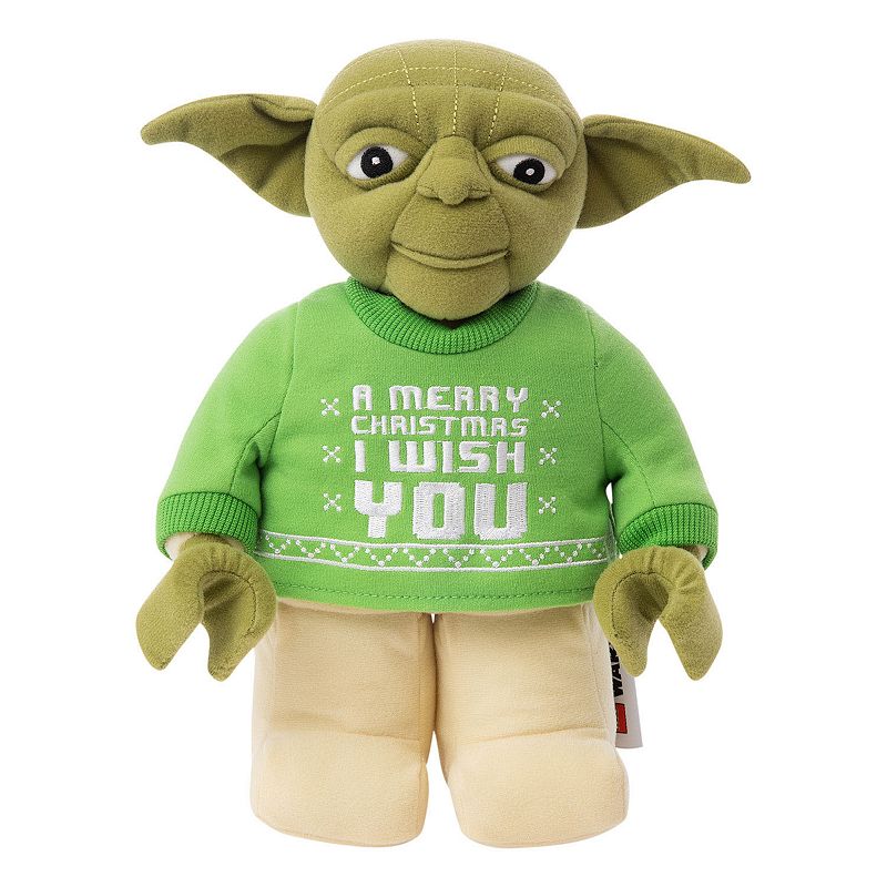 Manhattan Toy LEGO Star Wars Yoda Holiday Plush Character, Multicolor