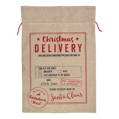 Northlight Christmas Delivery Tie Gift Bag