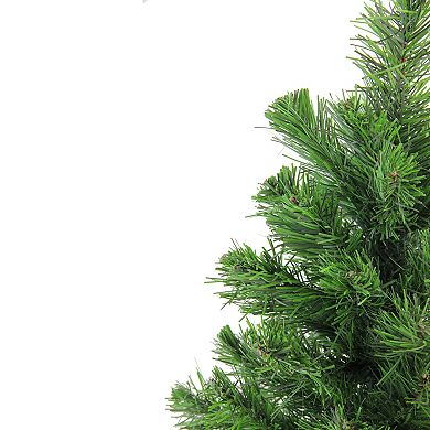 Northlight 18" Mini Pine Medium Artificial Christmas Tree in Burlap Base