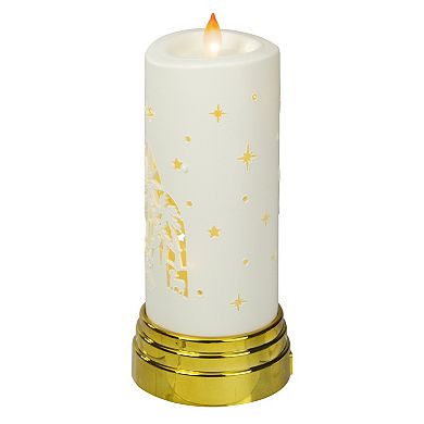 Northlight Gold & White Nativity Scene LED Candle