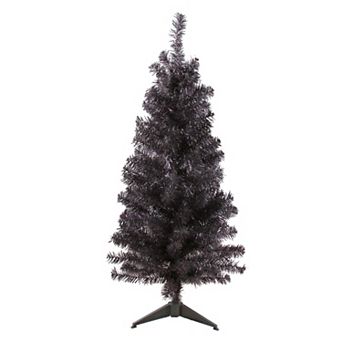 Northlight 4-ft. Slim Iridescent Brown Tinsel Artificial Christmas Tree