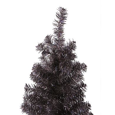 Northlight 4-ft. Slim Iridescent Brown Tinsel Artificial Christmas Tree