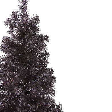 Northlight 4-ft. Slim Iridescent Brown Tinsel Artificial Christmas Tree