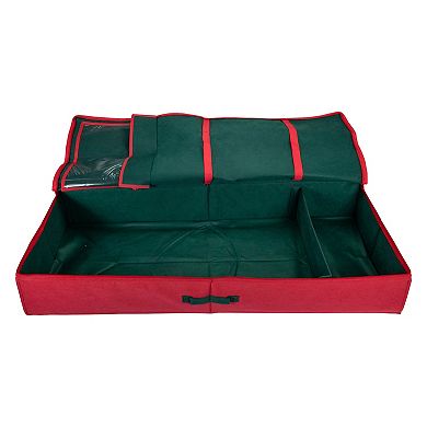 Northlight Red Green Christmas Decoration Storage Bag
