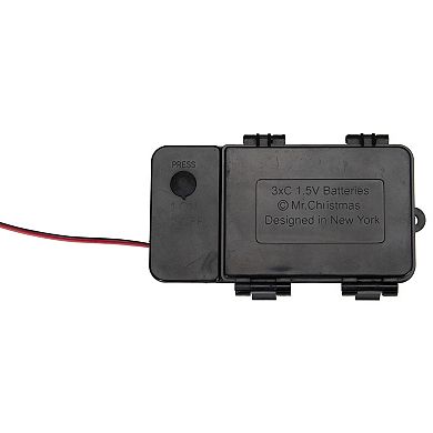 Northlight Set of 3 Musical Lit Silver Christmas Bell Decorations