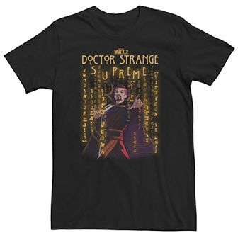 Big & Tall Marvel What If Doctor Strange Glyphs Poster Tee