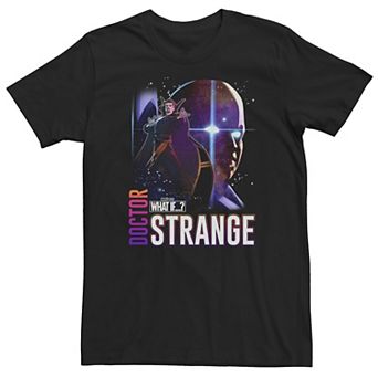 Big & Tall Marvel What If Doctor Strange and Watcher Poster Tee