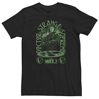 Big & Tall Marvel What If Doctor Strange Supreme Logo Tee