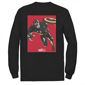 Big & Tall Marvel What If Captain America Zombie Cover Tee