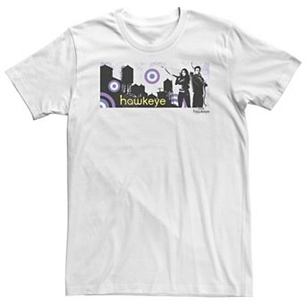 Big & Tall Marvel Hawkeye Stamp Portrait Tee