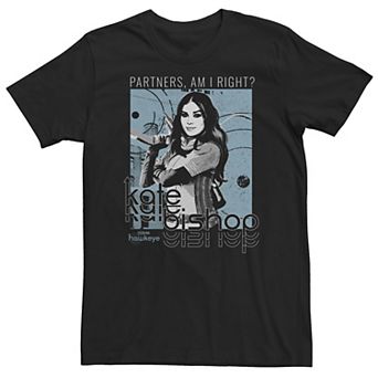 Big & Tall Marvel Hawkeye Kate Bishop Poster Tee