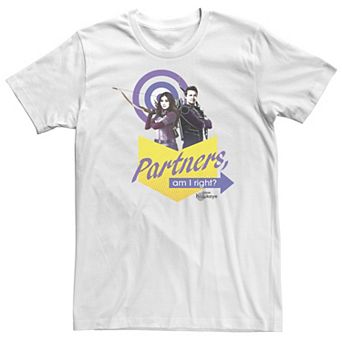 Big & Tall Marvel Hawkeye "Partners Am I Right?" Tee