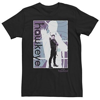 Big & Tall Marvel Hawkeye Pop Art Poster Tee