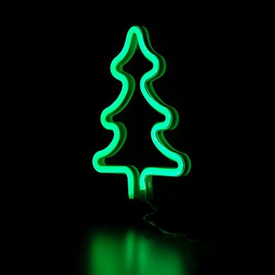 Northlight Green Christmas Tree LED Neon Light