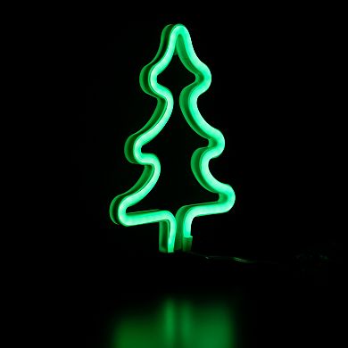 Northlight Green Christmas Tree LED Neon Light