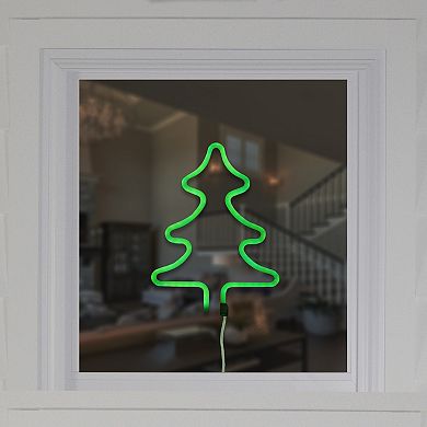 Northlight Green Christmas Tree LED Neon Light