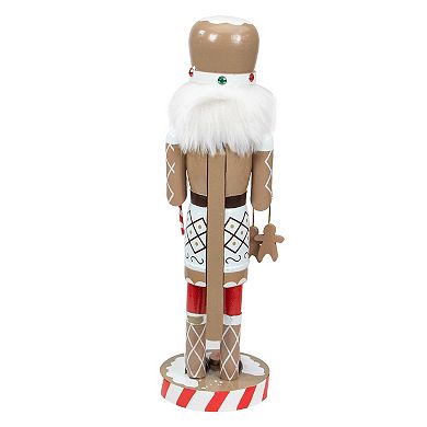 Northlight 14" Beige and Red Gingerbread Chef Christmas Nutcracker