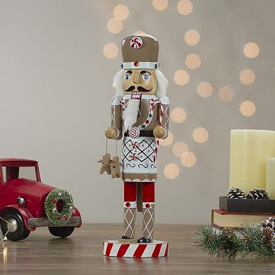 Northlight 14" Beige and Red Gingerbread Chef Christmas Nutcracker