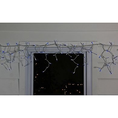 Northlight Blue Mini Icicle Incandescent 100-Count Christmas String Lights