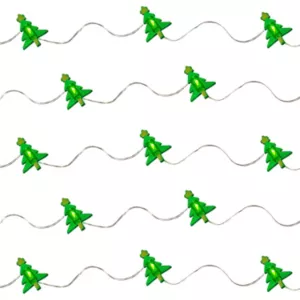 Northlight 20-Count Battery Operated LED Christmas String Lights, Green